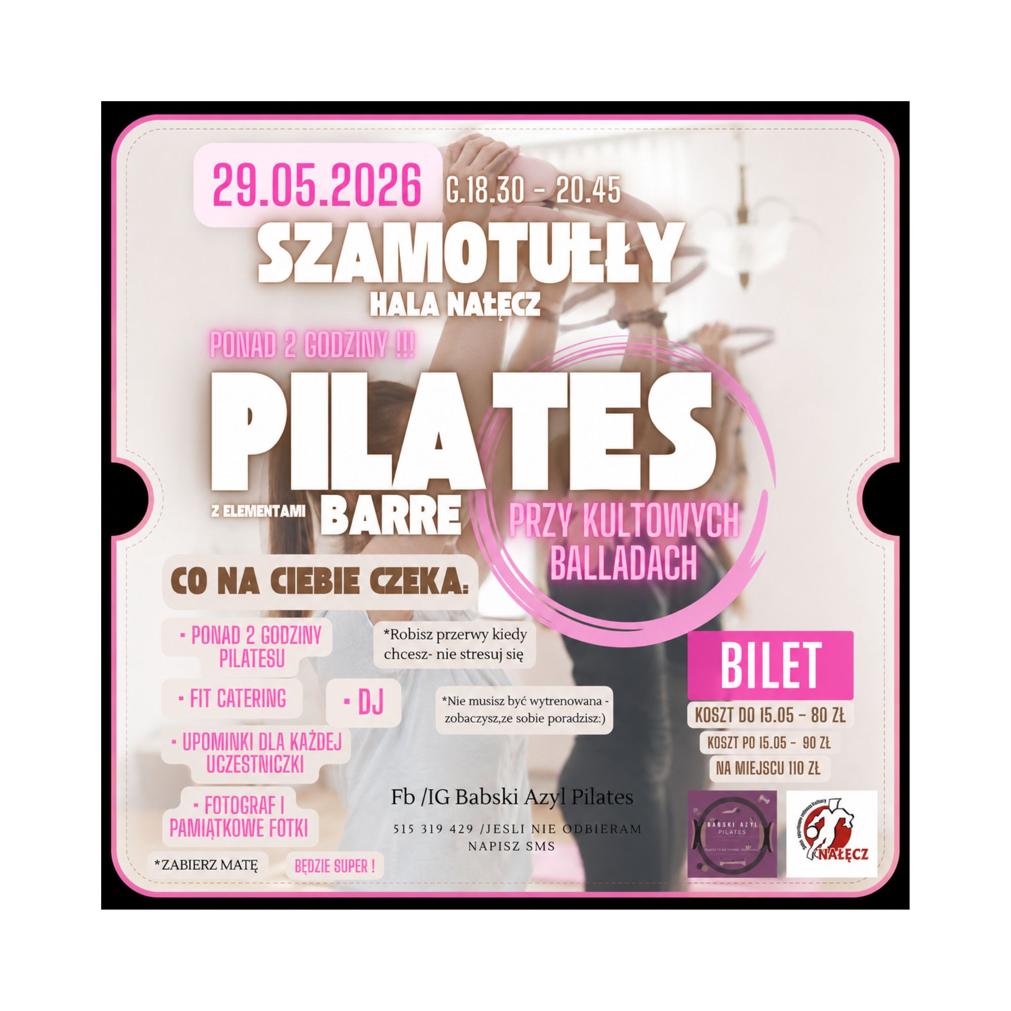 Pilates przy kultowych balladach