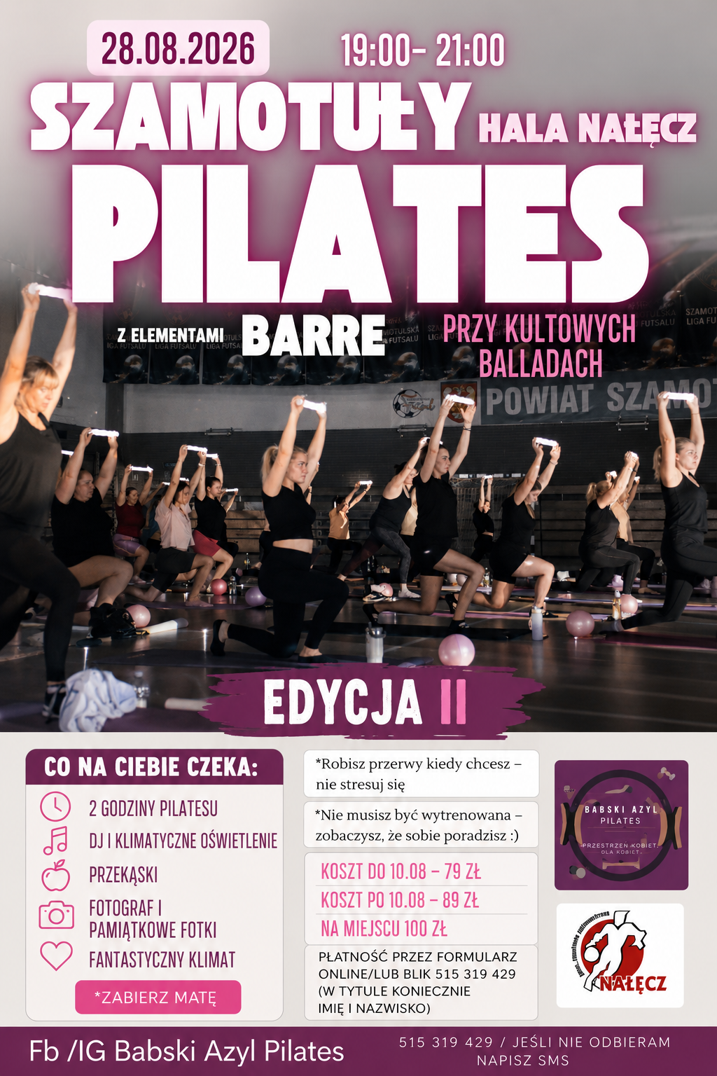 Pilates przy kultowych balladach - II Edycja - obrazek 2